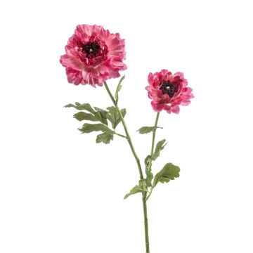 Dekorationsblomma ranunkel LOLYN, cerise, 65cm Dekorationsblomma ranunkel LOLYN, cerise, 65cm