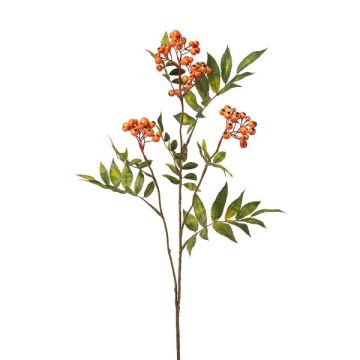 Konstgjord gren av rönn FRALIM med bär, orange, 85cm Konstgjord gren av rönn FRALIM med bär, orange, 85cm