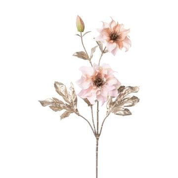 Konstgjord blomkvist, julros ANDRIFT, rosa-champagne, 70cm Konstgjord blomkvist, julros ANDRIFT, rosa-champagne, 70cm