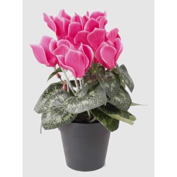 Konstgjord alpenviol HEIDI i dekorativ kruka, cerise, 25cm, Ø5-8cm Konstgjord alpenviol HEIDI i dekorativ kruka, cerise, 25cm, Ø5-8cm