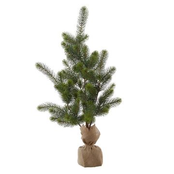 Konstgjord gran DARIMA i jutesäck, 95cm