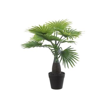 Konstgjord Livistona rotundifolia DAROKO i dekorativ kruka, 45cm Konstgjord Livistona rotundifolia DAROKO i dekorativ kruka, 45cm