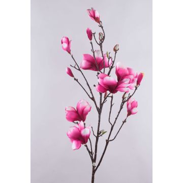 Konstgjord magnoliagren YONA, rosa-cerise, 130cm, Ø5-15cm