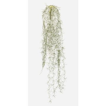 Konstgjord suckulent Tillandsia usneoides GRALER, på pinne, svårantändlig, grå, 90cm