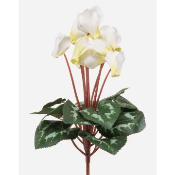 Konstgjord alpenviol VERIANA på stickpinne, vitgrön, 30cm Konstgjord alpenviol VERIANA på stickpinne, vitgrön, 30cm