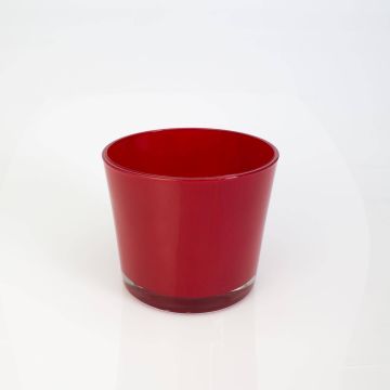 Glaskruka ALENA, röd, 12,5cm, Ø14,5cm Glaskruka ALENA, röd, 12,5cm, Ø14,5cm