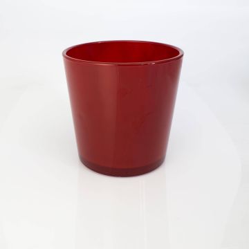 Glaskruka ALENA, röd, 19cm, Ø18,5cm Glaskruka ALENA, röd, 19cm, Ø18,5cm