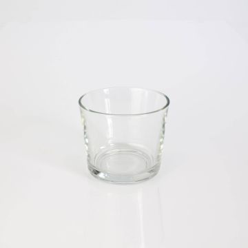 Maxi-te-ljusglas ALENA, klart, 8,5cm, Ø10cm