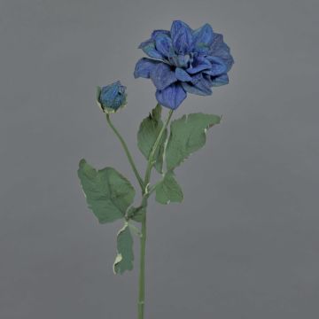 Konstgjord blomstergren, dahlia GINGER, Eco Collection, kungsblå, 60cm, Ø10cm Konstgjord blomstergren, dahlia GINGER, Eco Collection, kungsblå, 60cm, Ø10cm