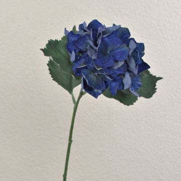 Konstgjord hortensia GUNILLA, Eco Collection, kungsblå, 60cm, Ø12cm