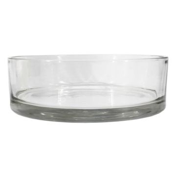 Dekorativ skål VERA OCEAN i glas, transparent, 8cm, Ø25cm Dekorativ skål VERA OCEAN i glas, transparent, 8cm, Ø25cm