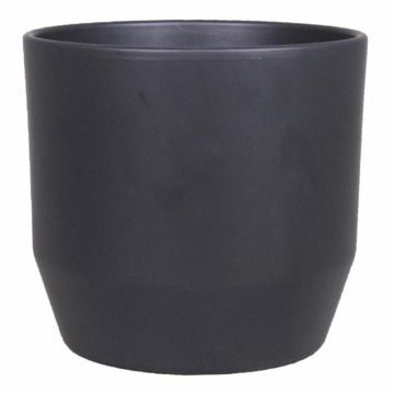 Blomkruka LENAS, keramik, antracit-mat, 13,3cm, Ø13,5cm Blomkruka LENAS, keramik, antracit-mat, 13,3cm, Ø13,5cm