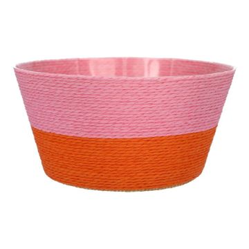Planteringskorg NERIONKO DUO, rosa-orange, 10cm, Ø19cm Planteringskorg NERIONKO DUO, rosa-orange, 10cm, Ø19cm