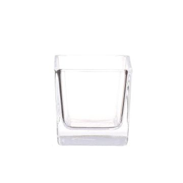 Glaslykta KIM AIR, glas, transparent, 6x6x6cm Glaslykta KIM AIR, glas, transparent, 6x6x6cm