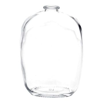 Flatbottnad flaska PAISANTO i glas, klar, 7,5x3,5x11cm Flatbottnad flaska PAISANTO i glas, klar, 7,5x3,5x11cm