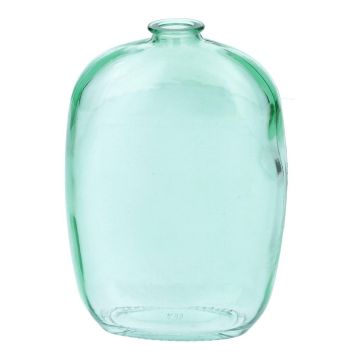 PAISANTO-flaska i glas PAISANTO, turkos-klar, 7,5x3,5x11cm PAISANTO-flaska i glas PAISANTO, turkos-klar, 7,5x3,5x11cm