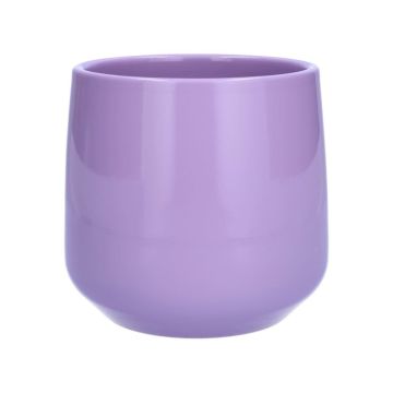 Blomkruka ZIOKA i keramik, lila, 13,5cm, Ø14,5cm