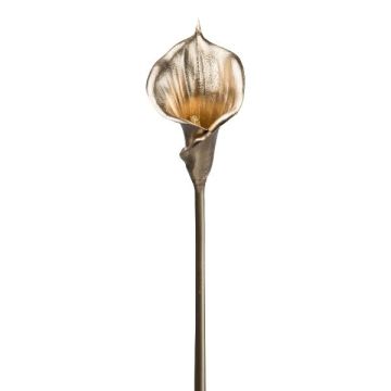 Konstblomma Calla JALRIM, metallic-guld, 70cm, 10x16cm Konstblomma Calla JALRIM, metallic-guld, 70cm, 10x16cm