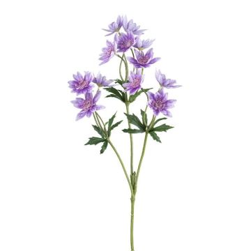 Konstgjord blomkvist, skabiosa FROSA, lila, 65cm