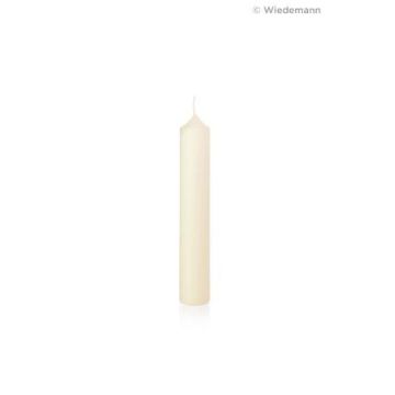 Altarljus NADEGE av 100 % ceresin, vitt, 50cm, Ø4cm, 58 timmar - Tillverkat i Tyskland