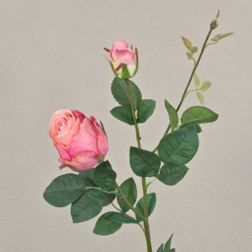 Konstgjord ros CARUSA, rosa, 80cm, Ø8cm Konstgjord ros CARUSA, rosa, 80cm, Ø8cm