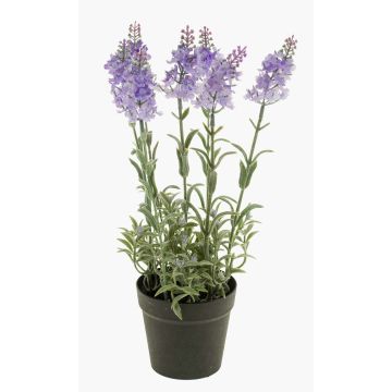 Konstlavendel LOUISE i dekorativ kruka, ljusvioletta, 30cm, Ø3cm Konstlavendel LOUISE i dekorativ kruka, ljusvioletta, 30cm, Ø3cm