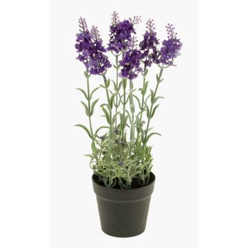 Konstgjord lavendel LOUISE i dekorativ kruka, mörkvioletta, 30cm, Ø3cm Konstgjord lavendel LOUISE i dekorativ kruka, mörkvioletta, 30cm, Ø3cm