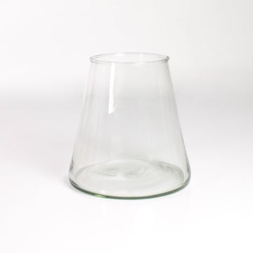 Ljuslykta MAX i glas, transparen, 16cm, Ø10cm