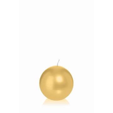 Rundljus ROSELLA, guld, Ø6cm, 10 timmar - Tillverkad i Tyskland Rundljus ROSELLA, guld, Ø6cm, 10 timmar - Tillverkad i Tyskland