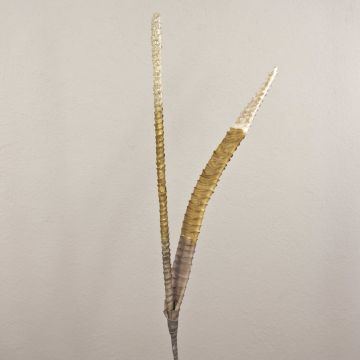 Aloe aristata dekorblad av skumplast ALESANDRO, glitter, brun-guld, 95cm Aloe aristata dekorblad av skumplast ALESANDRO, glitter, brun-guld, 95cm