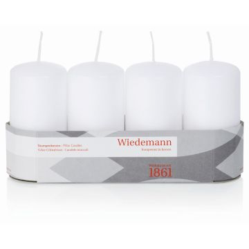 Adventsljus JENARO, 4 st, vita, 10cm, Ø5cm, 23h - Tillverkade i Tyskland Adventsljus JENARO, 4 st, vita, 10cm, Ø5cm, 23h - Tillverkade i Tyskland
