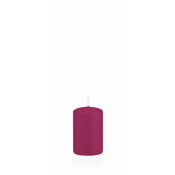 Stumpvaxljus MAEVA, magenta, 8cm, Ø5cm, 18 timmar - Tillverkad i Tyskland Stumpvaxljus MAEVA, magenta, 8cm, Ø5cm, 18 timmar - Tillverkad i Tyskland