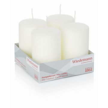 Adventskrans med blockljus JENARO, 4 st, elfenben, 10cm, Ø6cm, 33h - Tillverkad i Tyskland Adventskrans med blockljus JENARO, 4 st, elfenben, 10cm, Ø6cm, 33h - Tillverkad i Tyskland