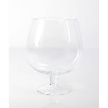 XXL konjakglas LIAM på fot, klart, 24cm, Ø19cm