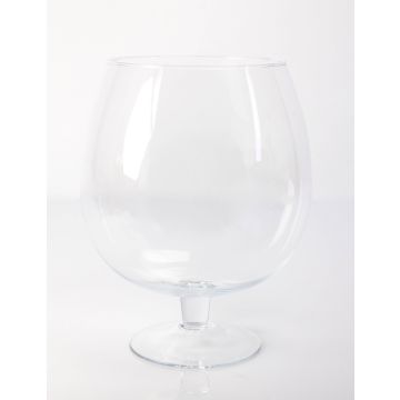 XXL konjakglas LIAM på fot, klart, 30cm, Ø23cm