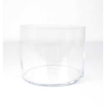 Cylindrisk ljuslykta SANSA EARTH, transparen, 15cm, Ø18,5cm Cylindrisk ljuslykta SANSA EARTH, transparen, 15cm, Ø18,5cm