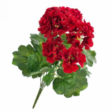Plastgeranium MAIKE på pinne, röd, 40cm, Ø4-8cm Plastgeranium MAIKE på pinne, röd, 40cm, Ø4-8cm