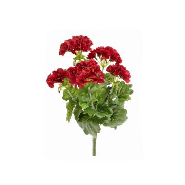 Plastgeranium MAIKE på pinne, röd, 40cm, Ø4-8cm