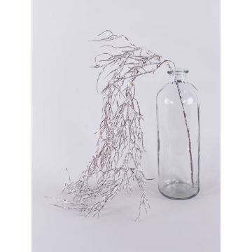 Dekorativ pilkvist FUNA, glitter, snötäckt, brun, 100cm Dekorativ pilkvist FUNA, glitter, snötäckt, brun, 100cm