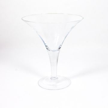 XXL martiniglas SACHA AIR på fot, klart, 30cm, Ø25cm