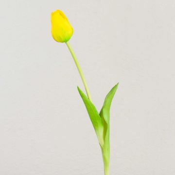 Konstgjord tulpan LONA, gul, 45cm, Ø4cm
