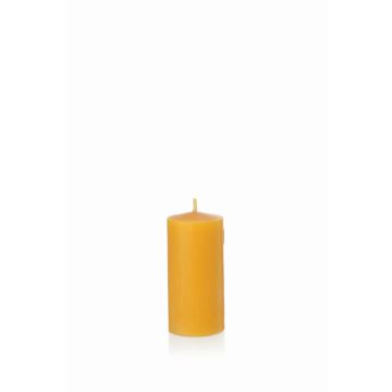 Bivaxljus BABETTE, naturgult, 10cm, Ø5cm, 30 timmar - Tillverkat i Tyskland