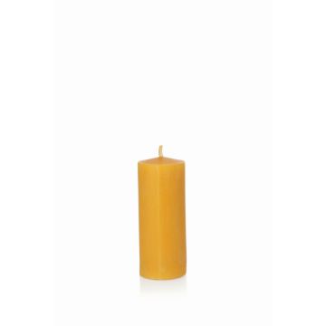 Bivaxljus BABETTE, naturgult, 12cm, Ø5cm, 36 timmar - Tillverkat i Tyskland