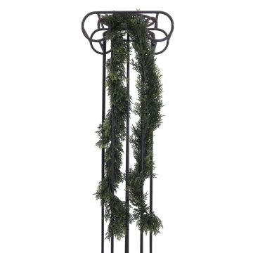 Cypressgirland i plast GAIA, grön, 200cm, Ø10cm