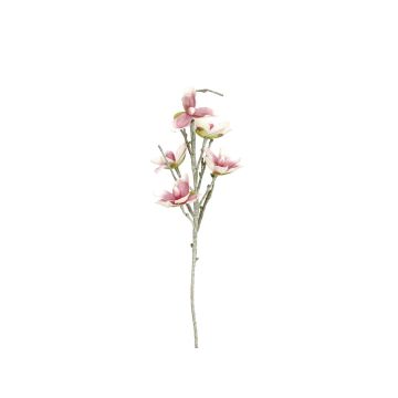 Magnolia av skumplast NEYLA, crossdoor, vit-rosa, 100cm, Ø12-14cm Magnolia av skumplast NEYLA, crossdoor, vit-rosa, 100cm, Ø12-14cm