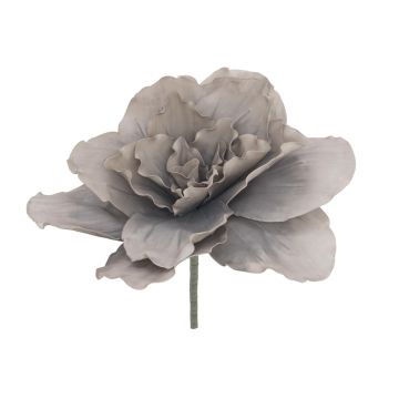 Plastskum kameliablomma MARLENE, crossdoor, beige-grå, 80cm, Ø80cm