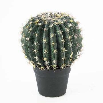 Konstgjord svärmorsstol ELVIO, dekorativ kruka, grön-gul, 35cm, Ø25cm Konstgjord svärmorsstol ELVIO, dekorativ kruka, grön-gul, 35cm, Ø25cm