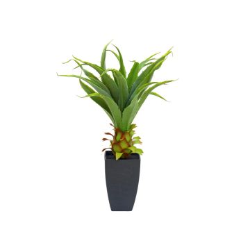 Plast Agave americana TULIO i dekorativ kruka, grön, 75cm, Ø30cm