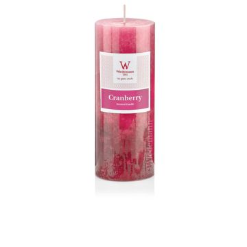 Rustik doftljus ASTRID, Cool Cranberry, cerise, 13cm, Ø6,8cm, 60 timmar Rustik doftljus ASTRID, Cool Cranberry, cerise, 13cm, Ø6,8cm, 60 timmar