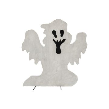 Halloween-dekoration spöksilhuett SPOOKY GHOST, vit, 58cm Halloween-dekoration spöksilhuett SPOOKY GHOST, vit, 58cm